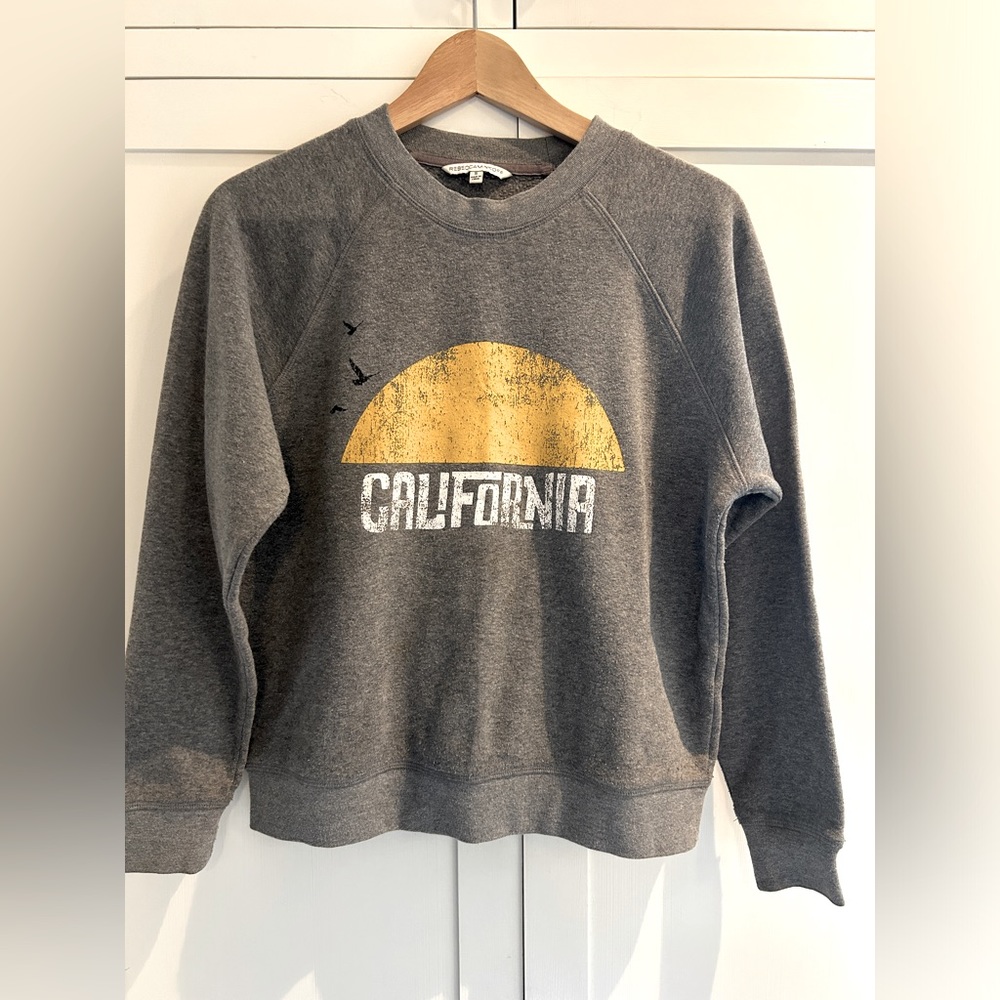 Rebecca Minkoff Grey California sun sweatshirt